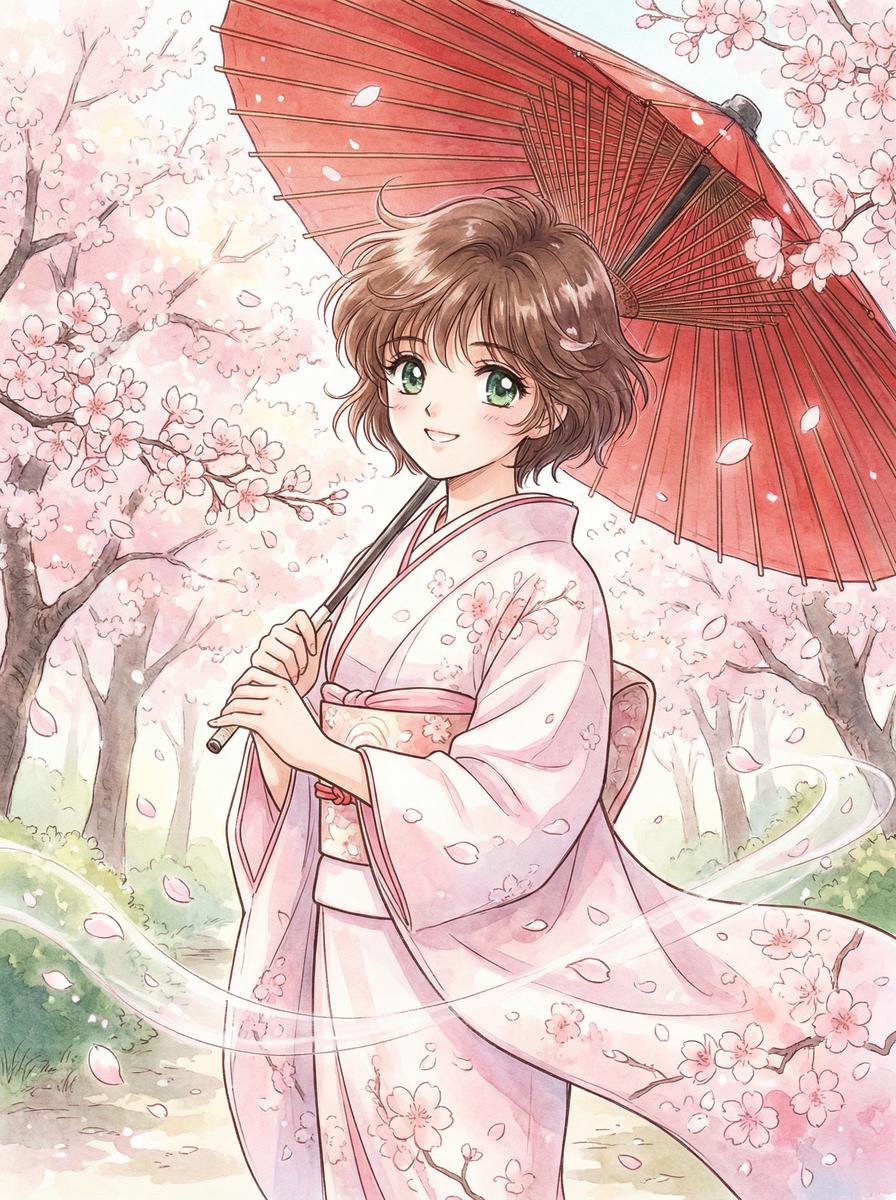 高清动漫 - 和风樱花动漫演示