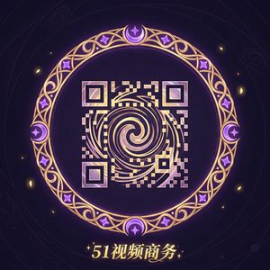 高清动漫商务二维码